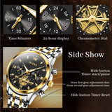 OLEVS Watches for Woman 2897 Golden Black