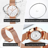 OLEVS Watches for Woman 5869 Rose White DW