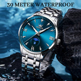 OLEVS Watches for Man 3646 Blue