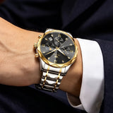 OLEVS Watches for Man 2730 Golden Black