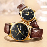 OLEVS Watches for Woman 6898 GL Golden Black