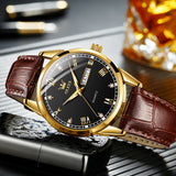 OLEVS Watches for Man 6896 Golden Black