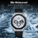 OLEVS Watches for Man 9911 White