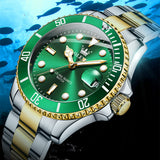 OLEVS Watches for Man 5885 Golden Green