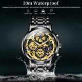 OLEVS Watches for Man 9947 All Black