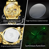 OLEVS Watches for Man 2900 Golden