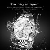 OLEVS Watches for Man 3620 White