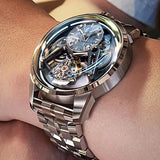 OLEVS Automatic Mens Watch, Self Winding, Stainless Steel, Watch for Men 6806
