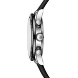 Black Strap-Black Dial Silver Trim