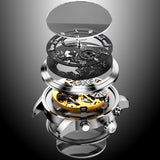 OUPINKE 3255 Self Winding Black Watches for Men Luxury Business Dress Mens Watch Reloj Para Hombre