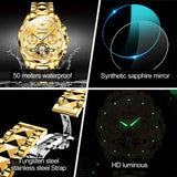 OLEVS 3240 Self Winding Watches for Men Automatic Mechanical Skeleton Luxury Dress Waterproof Moon Phase Tourbillon Chronograph Stainless Steel Luminous Wristwatch