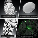 OLEVS Watches for Man 3620 White