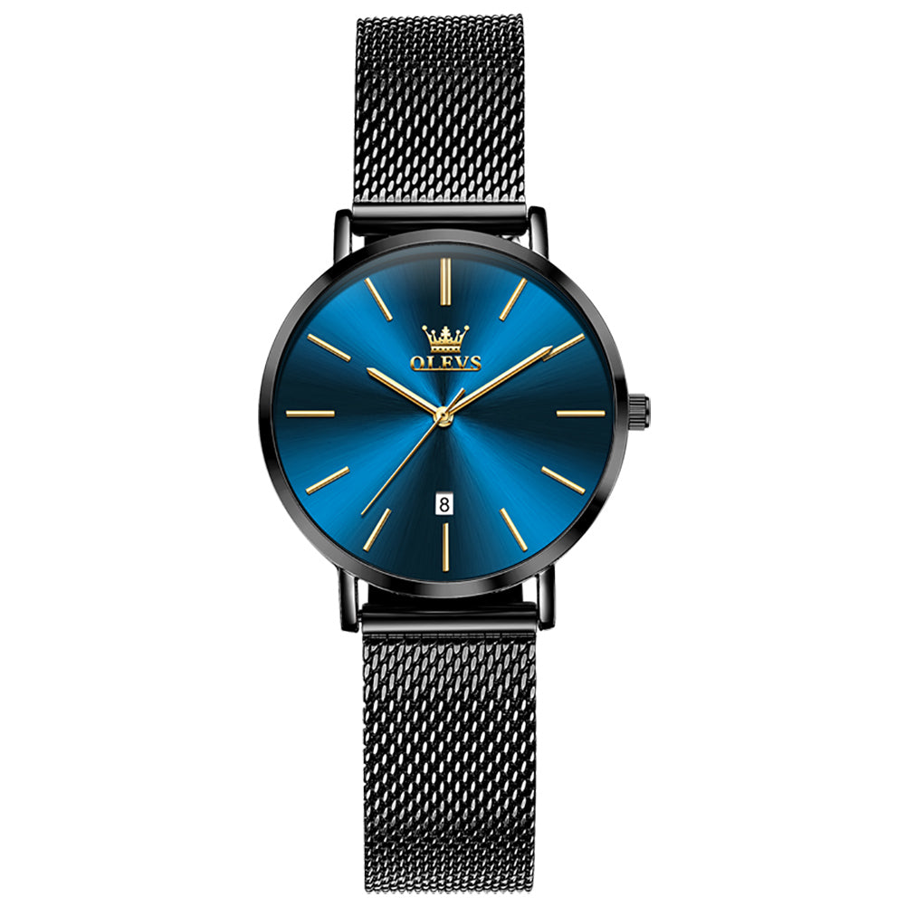 OLEVS Watches for Woman 5869 Black Blue