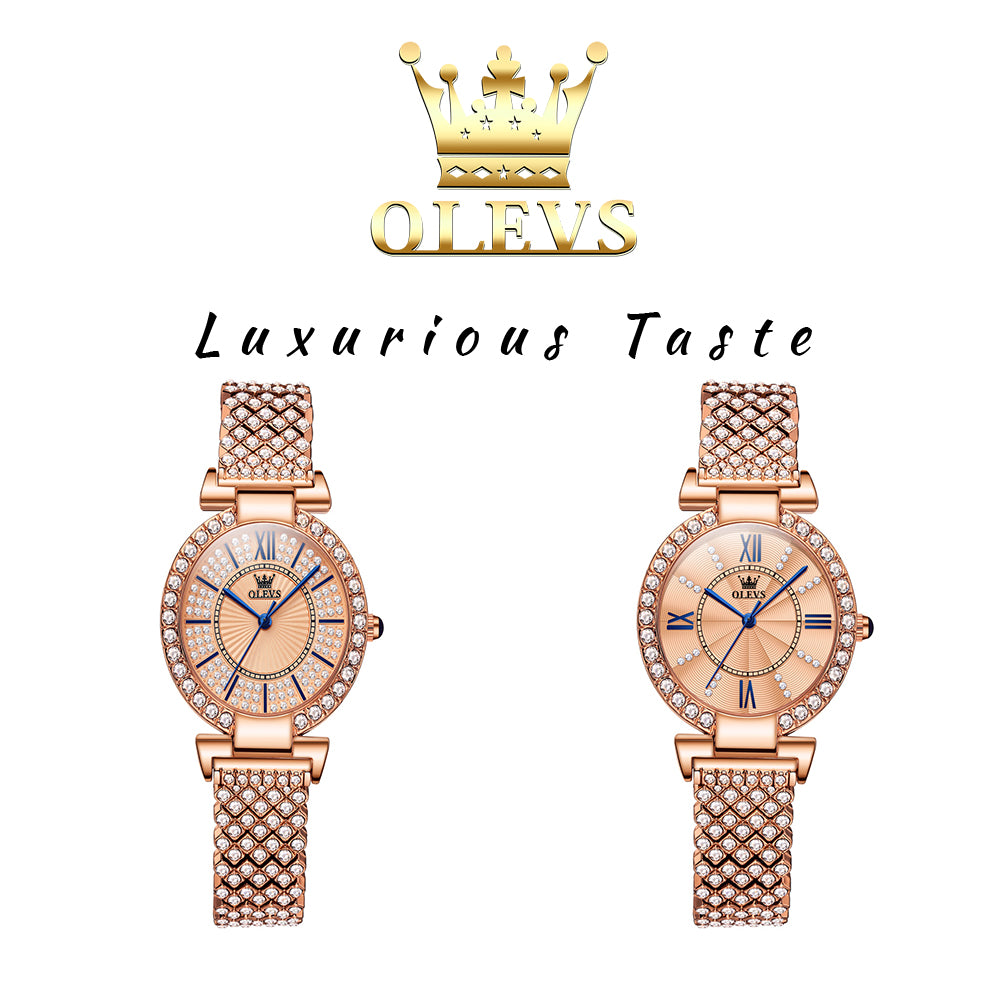 Rose Strap-Full Rose Diamond stone surface