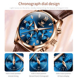 OLEVS Watches for Woman 5532 Rose Blue