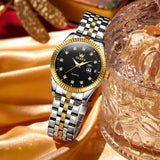 OLEVS Watches for Woman 5526 Golden Black