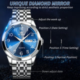 OLEVS Watches for Man 9970 Blue