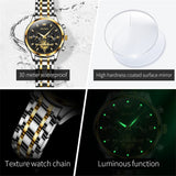 OLEVS Watches for Woman 2897 Golden Black