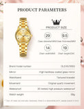 OLEVS Watches for Woman 5563 Golden