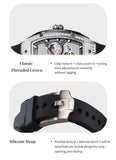 OLEVS 6016 Womens Automatic Watch Self Winding Original Diamond Luxury Date Ladies Dress Classic Luminous Waterproof Wrist Watches