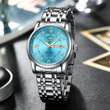 OLEVS Watches for Man 5513 T-Blue
