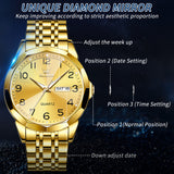 OLEVS Watches for Man 9970 Golden
