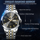 OLEVS Watches for Man 9970 Golden Black