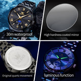 OLEVS Watches for Man 3638 All Black