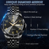 OLEVS Watches for Man 9970 All Black