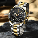 OLEVS Watches for Man 2870 Golden Black