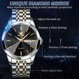 OLEVS Watches for Man 3615 Golden Black