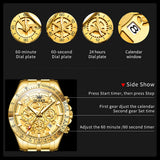 OLEVS Watches for Man 9913 Golden