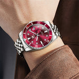 OLEVS Watches for Man 9809 Red