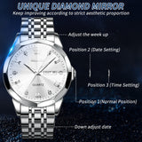 OLEVS Watches for Man 9931 White