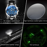 OLEVS Watches for Man 2876 Blue