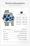 OLEVS Watches for Woman 9931 GL Golden Blue