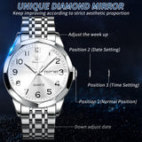 OLEVS Watches for Man 9970 White