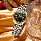 OLEVS Watches for Woman 5593 Golden Black