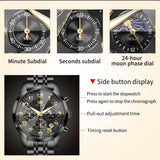 OLEVS Watches for Man 3676 All Black