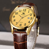 Brown Strap-Full Gold