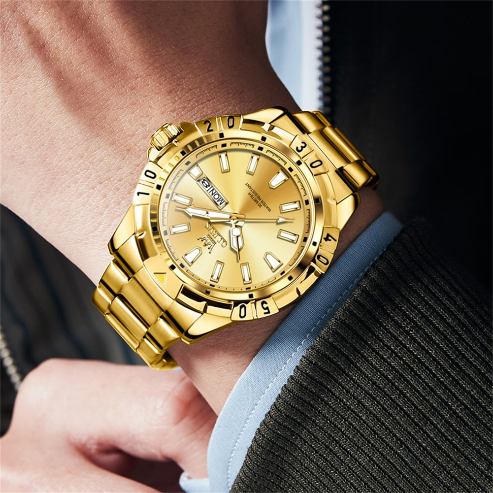 Two Tone Strap-Full Gold