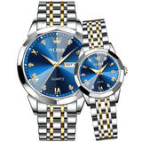 OLEVS Watches for Woman 9931 GL Golden Blue