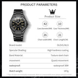 OLEVS Watches for Man 3613 All Black