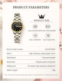 OLEVS Watches for Woman 5563 Golden Black