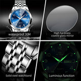 OLEVS Watches for Man 9970 Blue