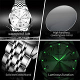 OLEVS Watches for Man 9970 White