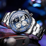 OLEVS Watches for Man 2945 Blue
