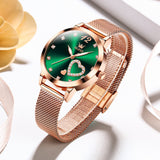 OLEVS Watches for Woman 5189 Rose Green DW
