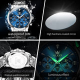 OLEVS Watches for Men 3639-BL