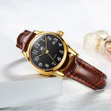OLEVS Watches for Woman 5566 Golden Black